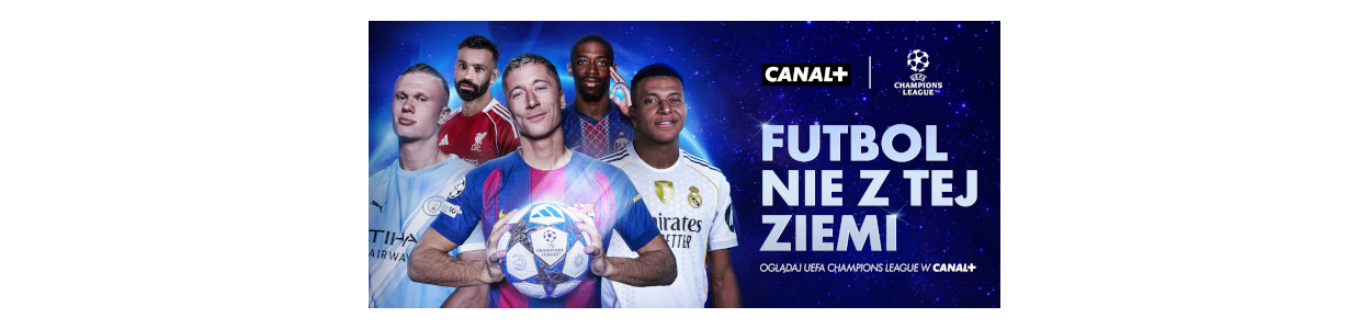 Mecze UEFA CHAMPIONS LEAGUE 2025/26 na żywo w CANAL+