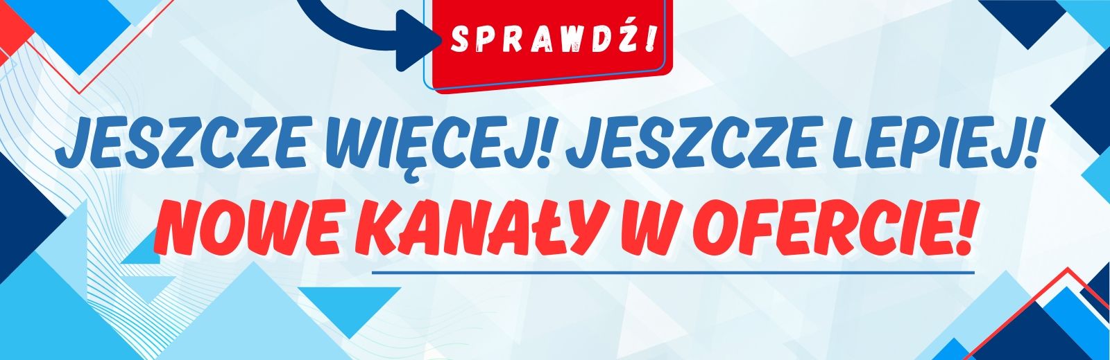 Nowe kanały w ofercie!